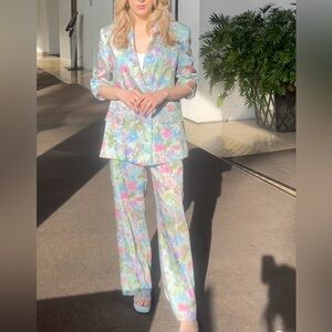 2 Piece Zara Multicolor Floral Blazer
